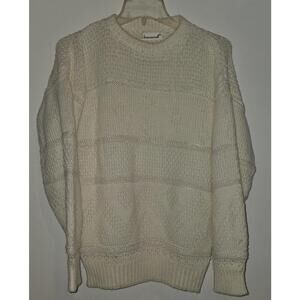 VTG 90s Jason Maxwell Knit Sweater with Textured Pattern Sz L